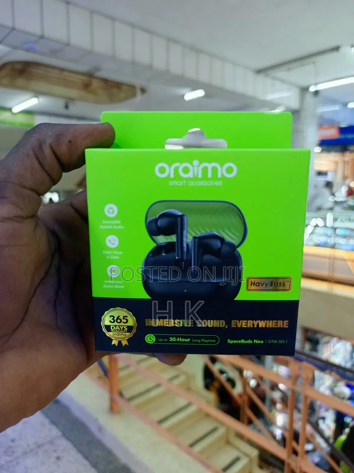 Oraimo Enc 30-Hour Playtime Havybass True Wireless Earbuds