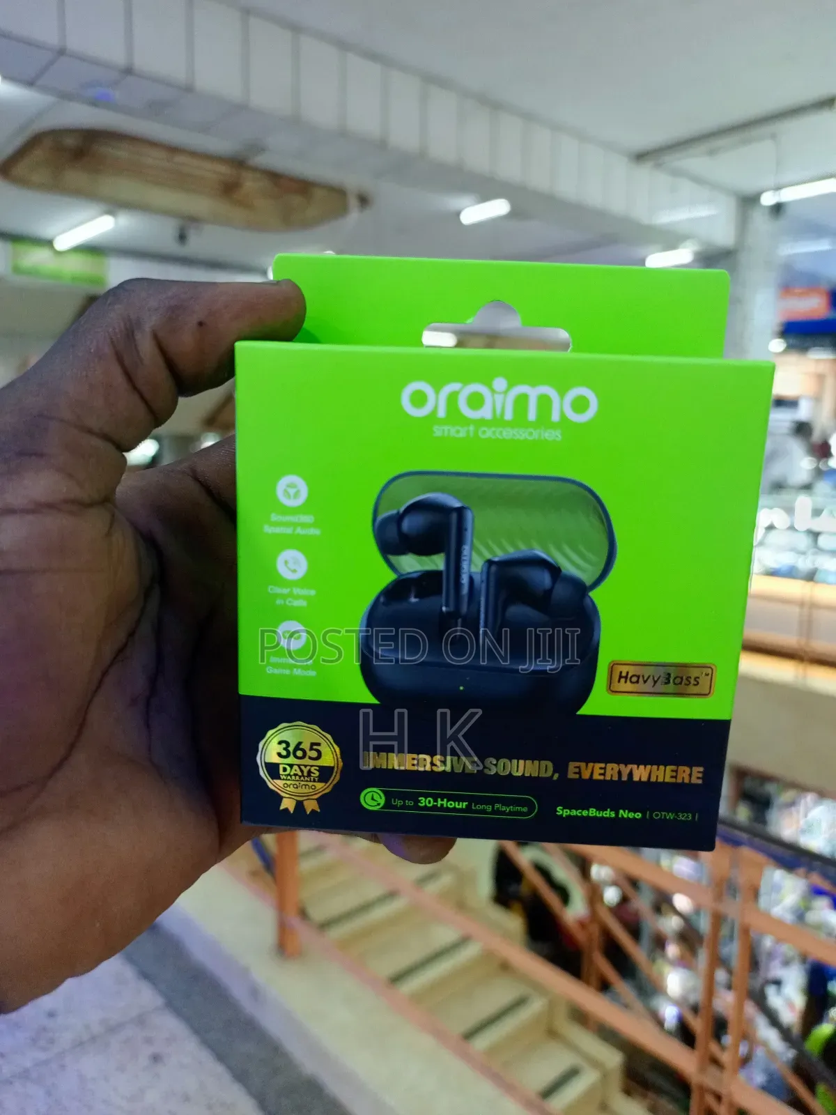 Oraimo Enc 30-Hour Playtime Havybass True Wireless Earbuds