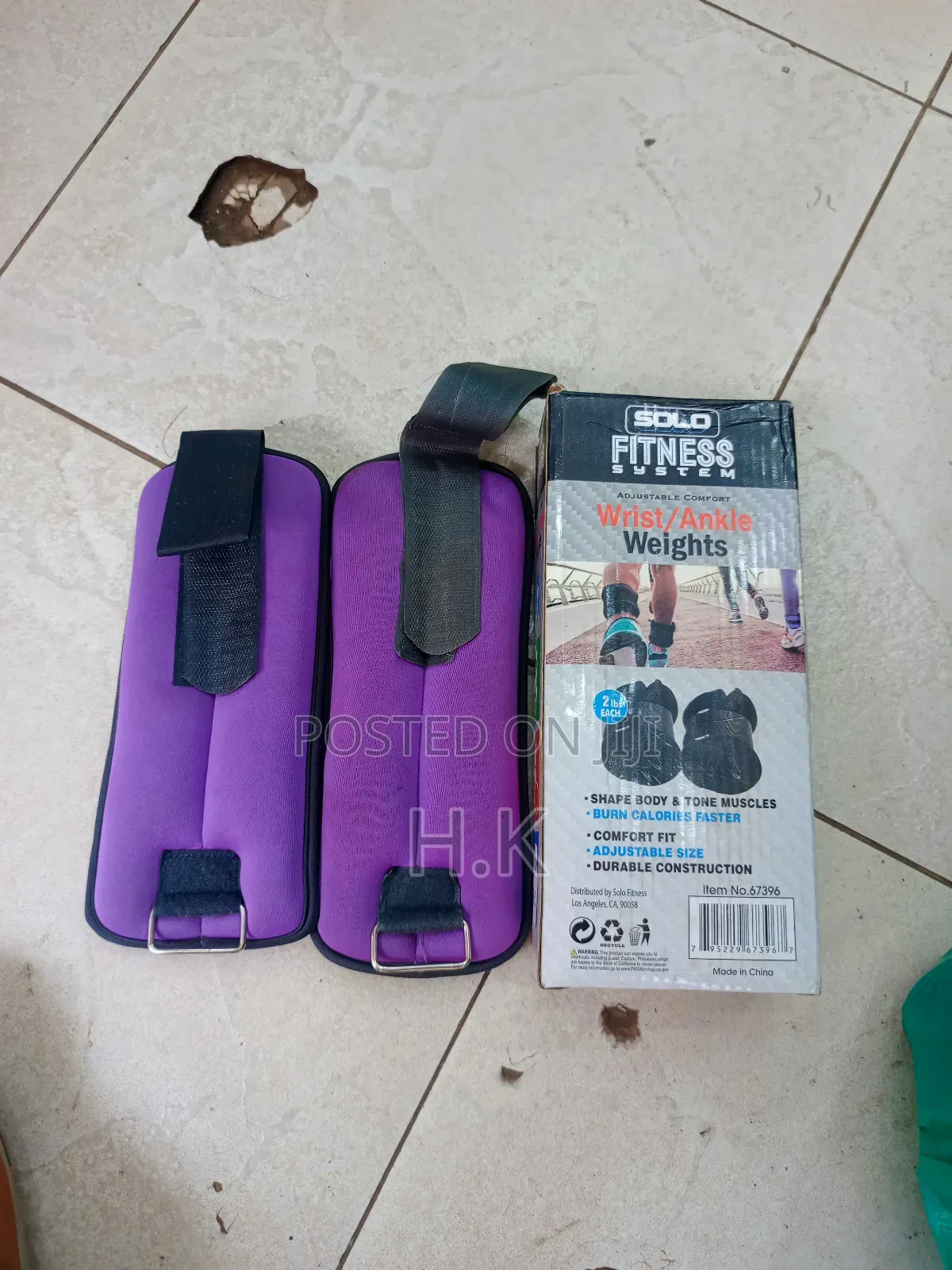 Solo Fitness Wrist/Ankle Weights. 2lbs