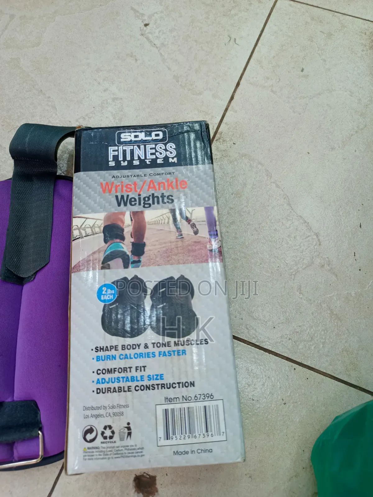 Solo Fitness Wrist/Ankle Weights. 2lbs