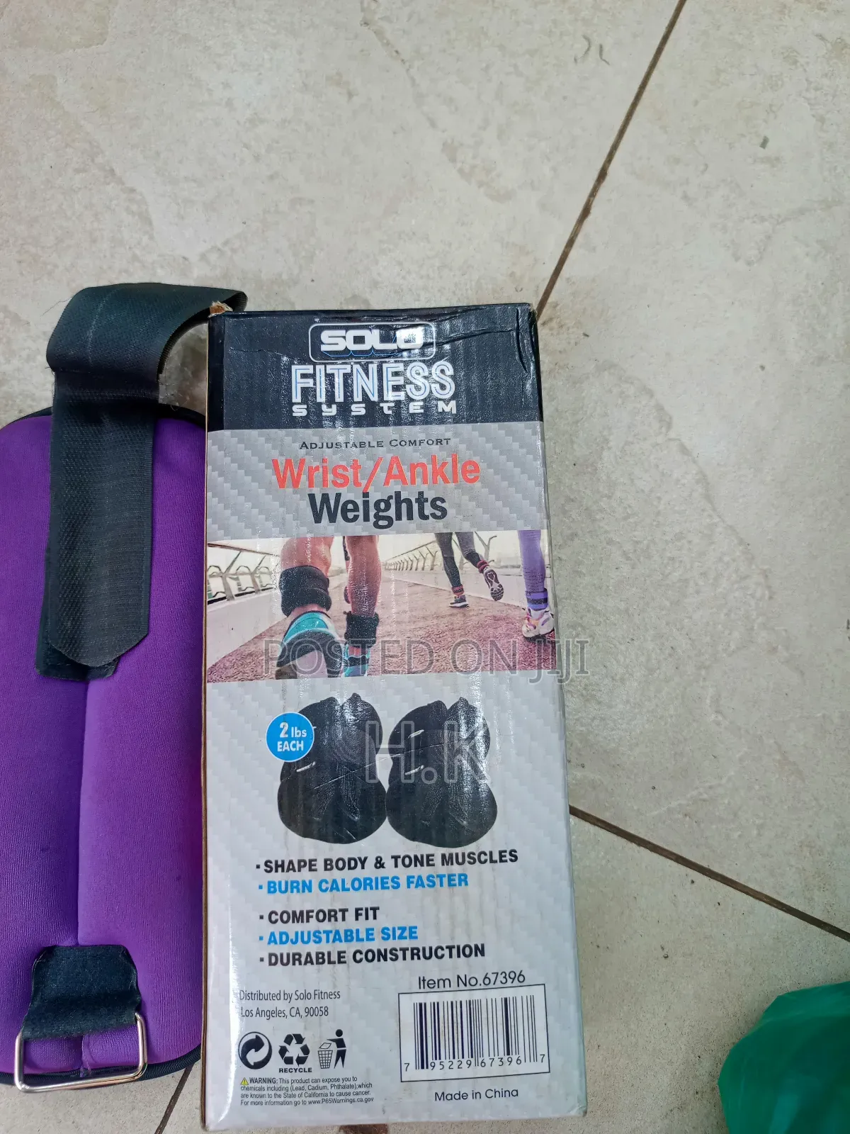 Solo Fitness Wrist/Ankle Weights. 2lbs