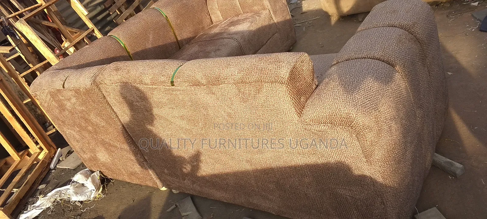 Luxury 5 Sitter Sofa/Brown Sofa Set