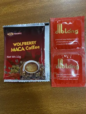 Wolf Berry Maca Coffee For Men.1 Sachet.Win 2 Pcs Of Condoms.