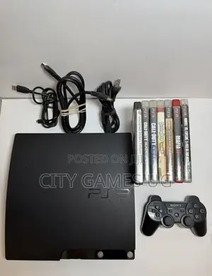 Sony Ps3 Console With 18games/Power Cord/Hdmi/Charger-Playstation 3
