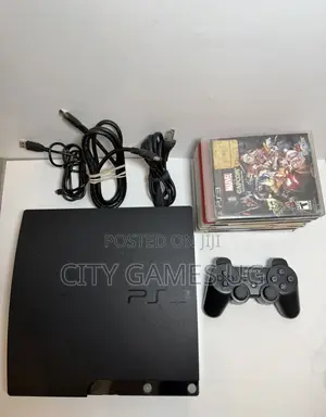 Sony Ps3 Console With 18games/Power Cord/Hdmi/Charger-Playstation 3