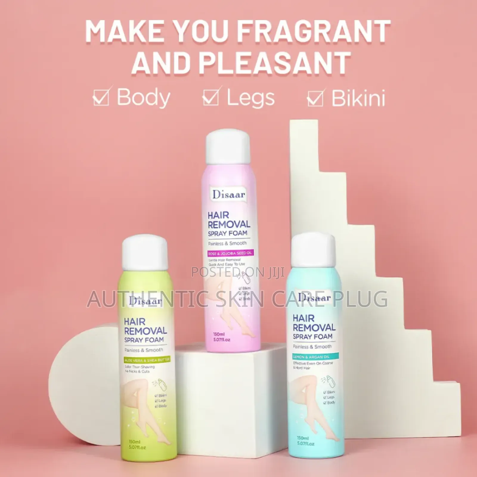 Ery Disaar Hair Removal Spray Foam – Aloe Vera Shea Butter