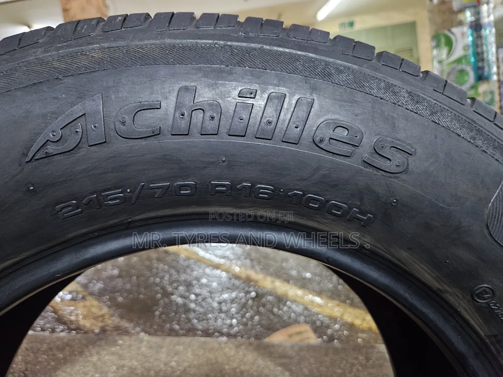 215 70 R16 Achilles Used But Still Good Tires Came 4 Gd Tires.