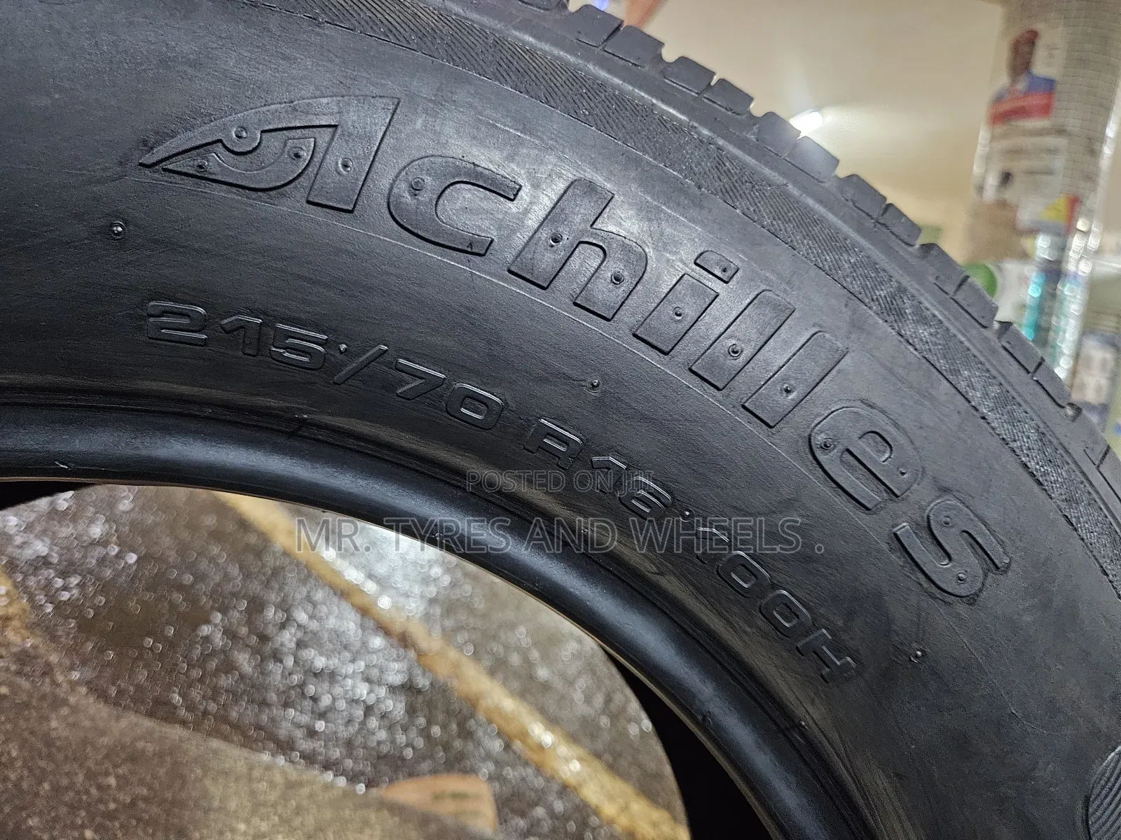 215 70 R16 Achilles Used But Still Good Tires Came 4 Gd Tires.
