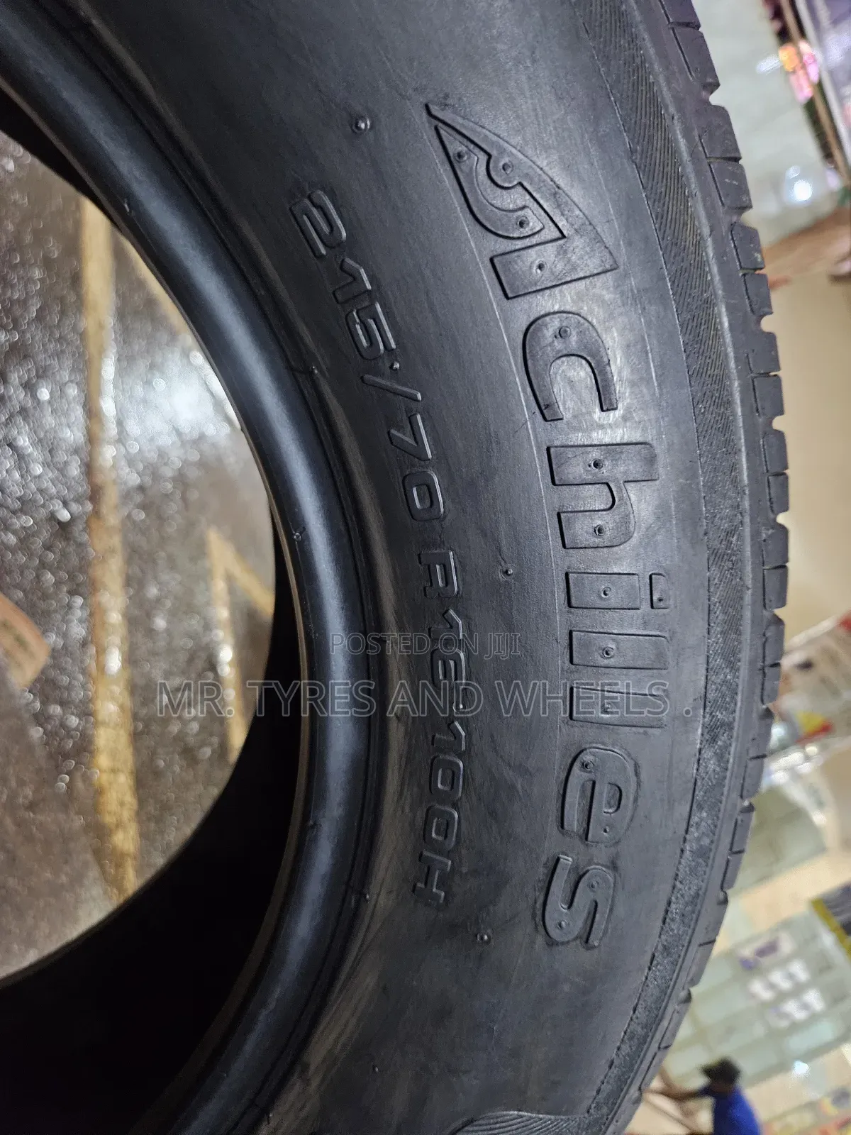 215 70 R16 Achilles Used But Still Good Tires Came 4 Gd Tires.