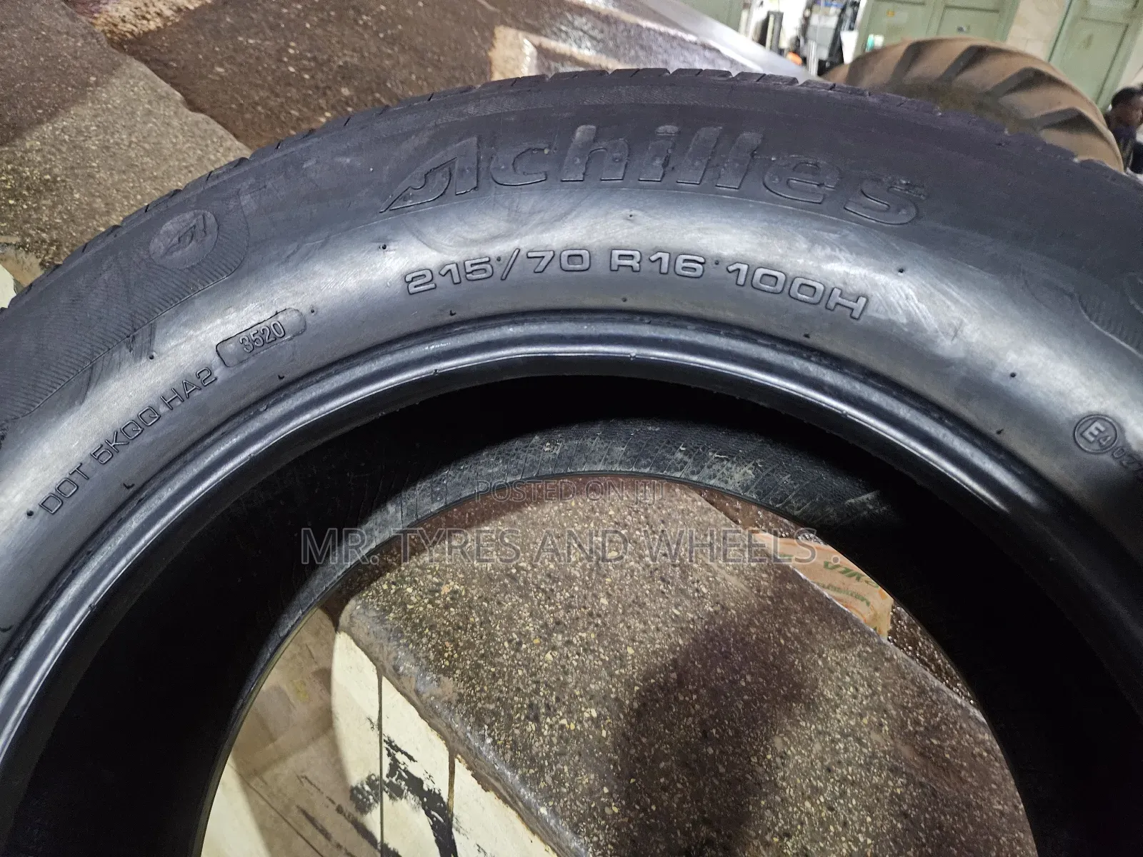 215 70 R16 Achilles Used But Still Good Tires Came 4 Gd Tires.