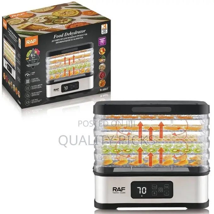 Raf 6 Litre Squre Food Dehydrator Machine,