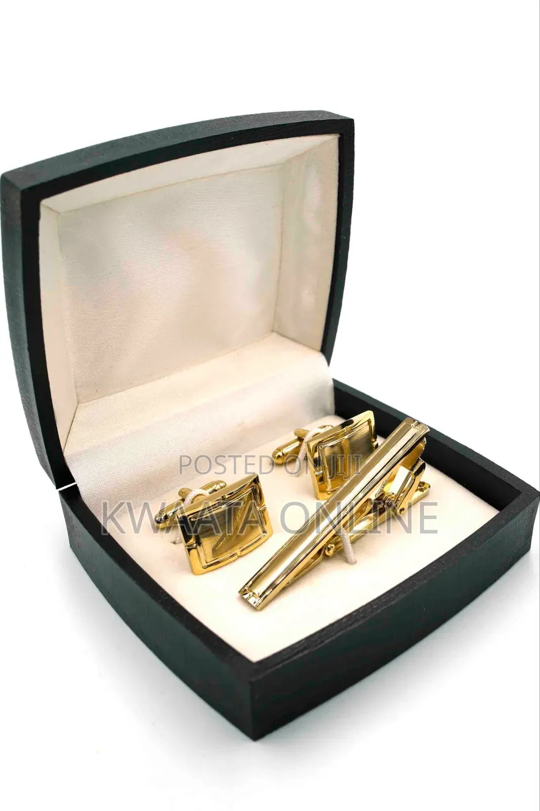 Cufflinks and Tie Clip Set in a Gift Box Tie Clip Men's Jewelry