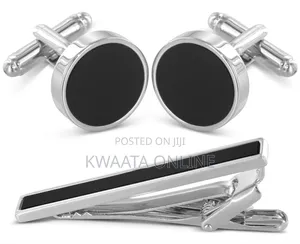 Cufflinks and Tie Clip Set in a Gift Box Tie Clip Men's Jewelry