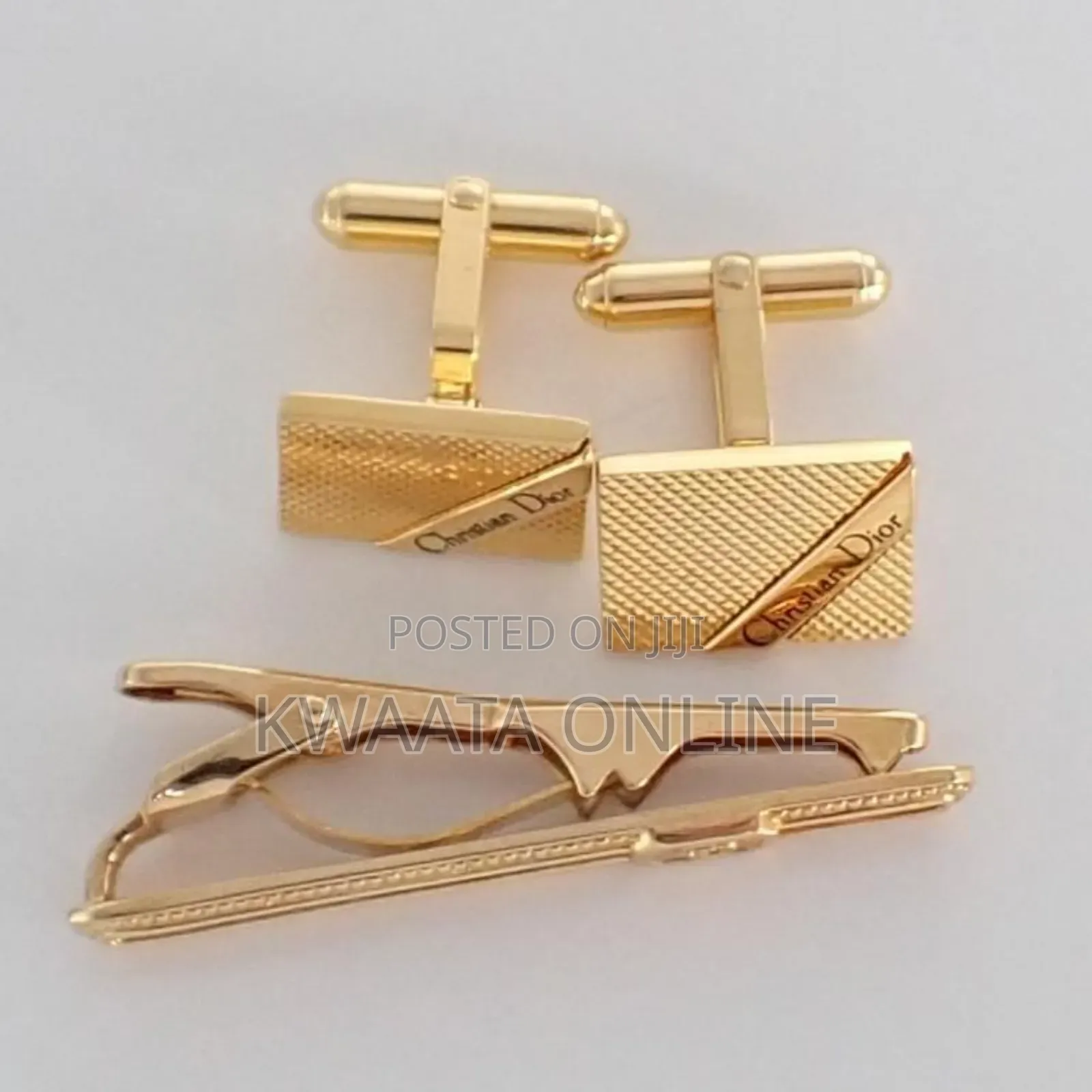Cufflinks and Tie Clip Set in a Gift Box Tie Clip Men's Jewelry