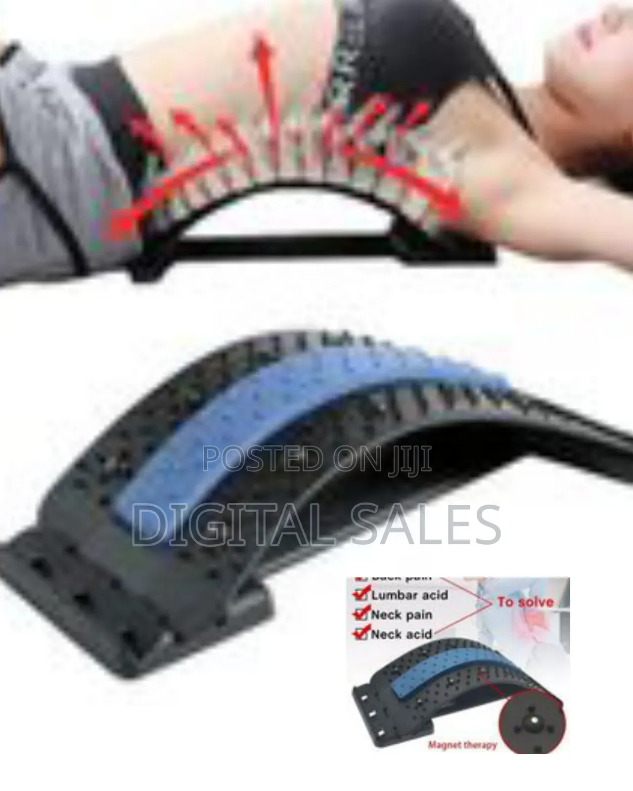 Adjustable Ergonomic Back Stretcher and Posture Corrector
