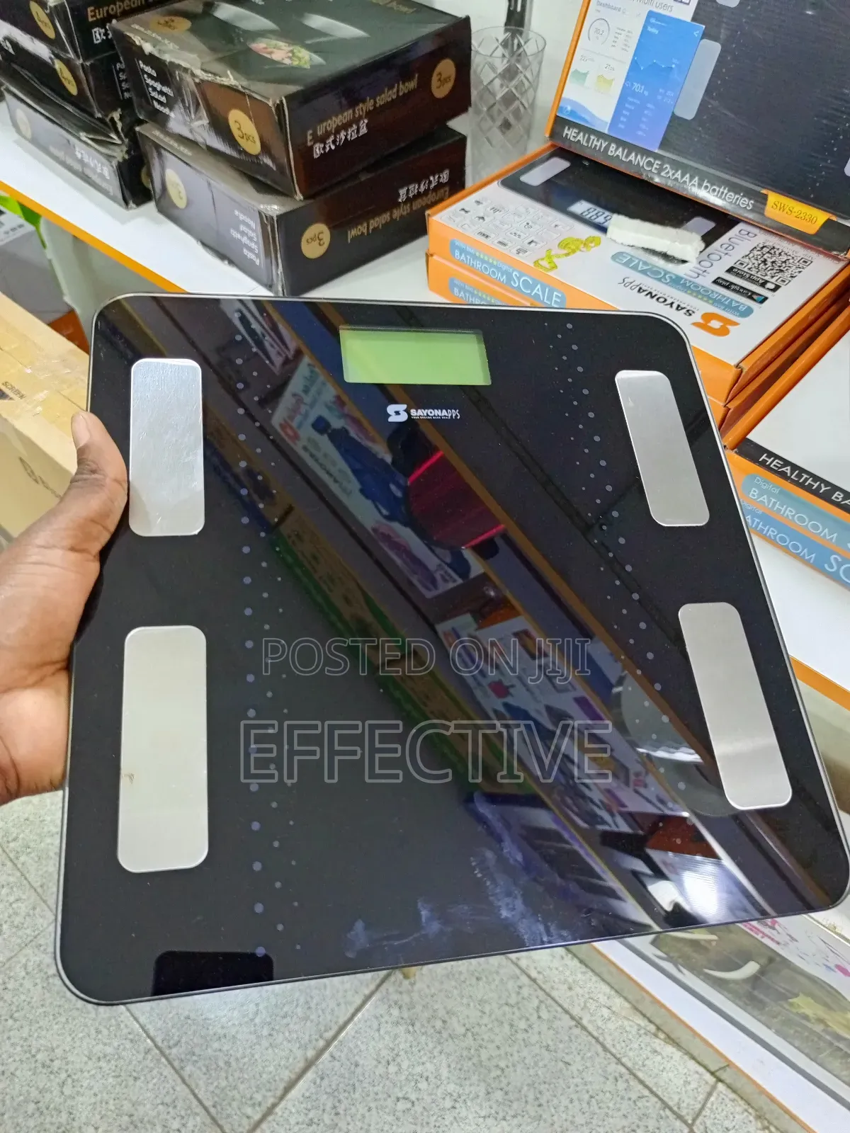 Sayona Bathroom Scale With Bluetooth.