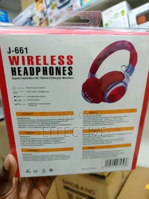 JBL Extra Bass J-661 Wireless on-Ear Headphones.