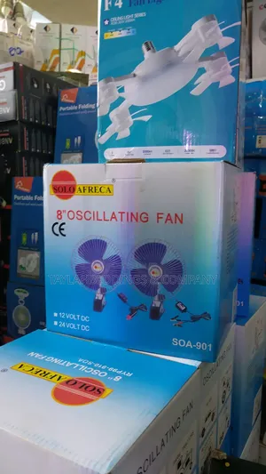 High Speed Solar Fan 12v 6 Inch Dc Car Interior Fan
