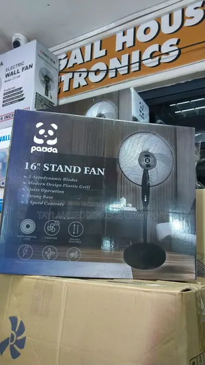 Panda Oscillating 16′′ Adjustable 3 Speed Quiet Big Pedestal Stand Fan