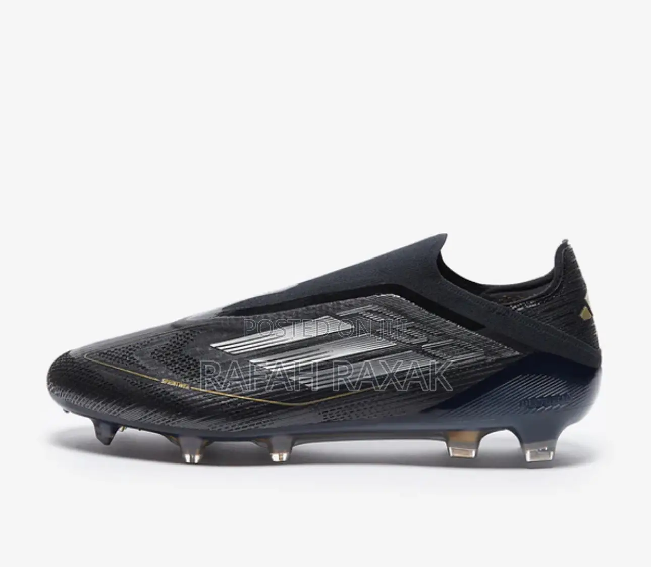 Original Adidas F50 Elite Laceless Fg Metallic Studs Football Boots