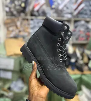 Men’S Black Timberland 6 Inch Premium Leather Waterproof Boots