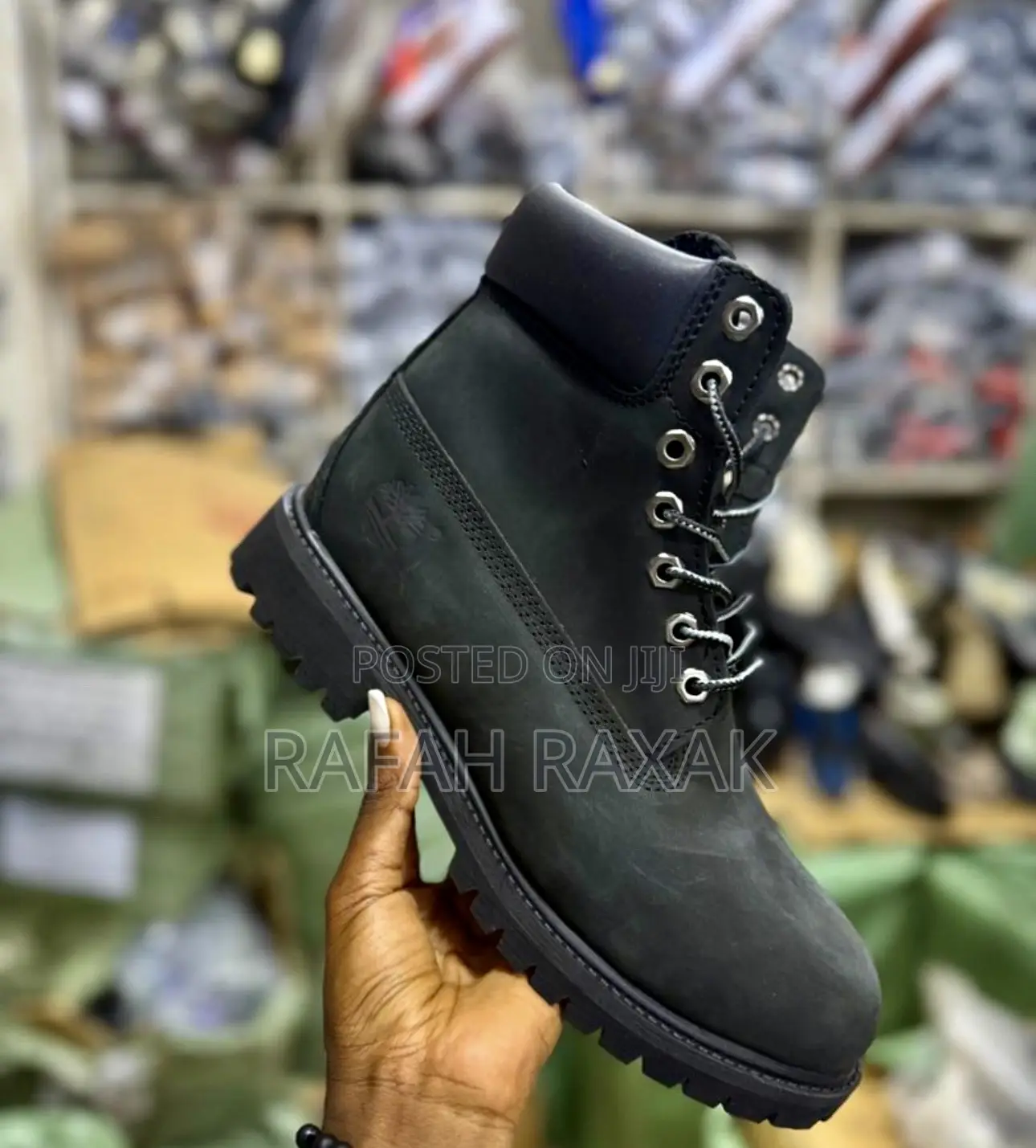 Men’S Black Timberland 6 Inch Premium Leather Waterproof Boots