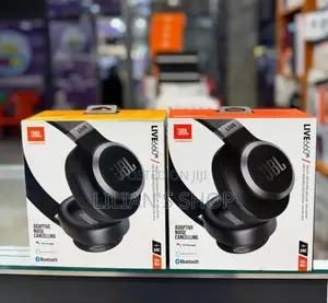 JBL Live 660nc Wireless Over Ear Noise Cancelling Headphones, Powerful