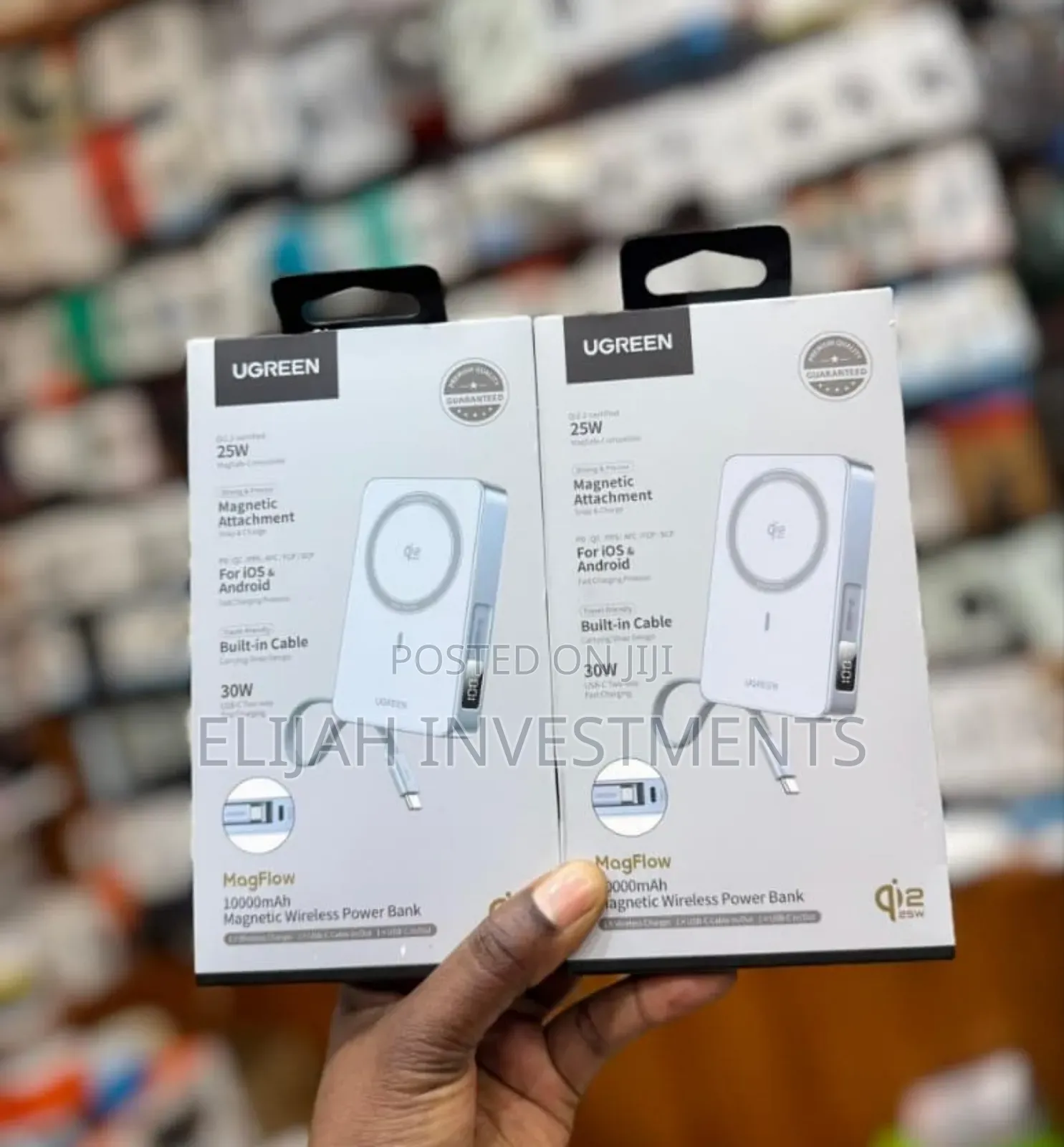 Ugreen Magflow 10,000mah Magnetic Wireless Power Bank
