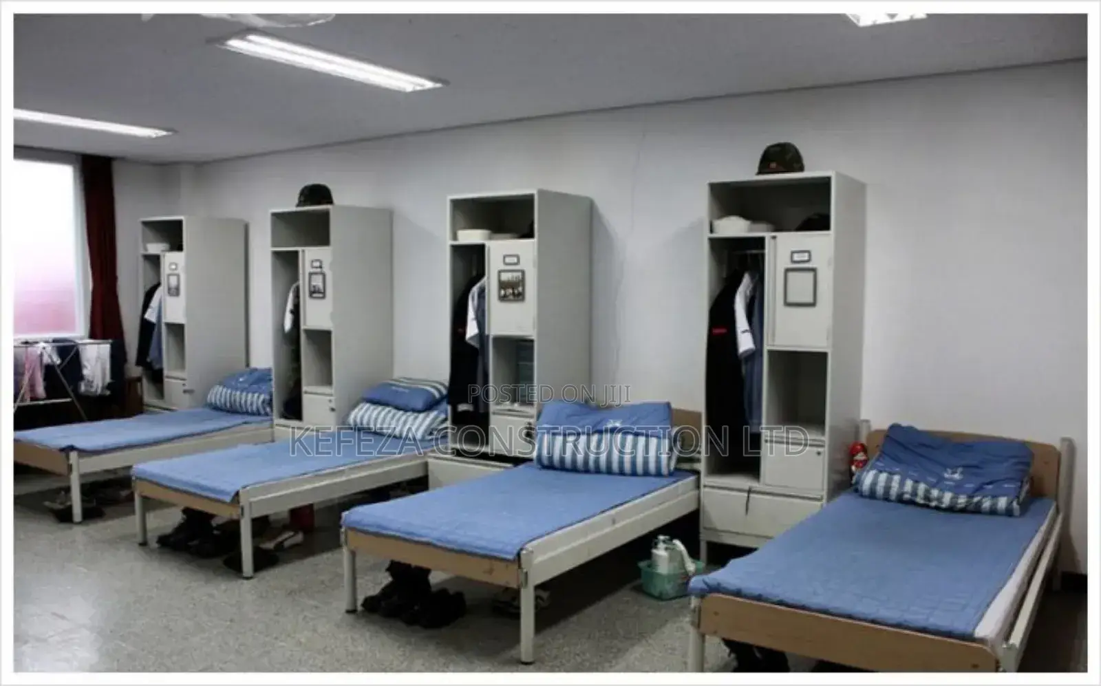 Dormitory Interior Design and Installation of Furniture
