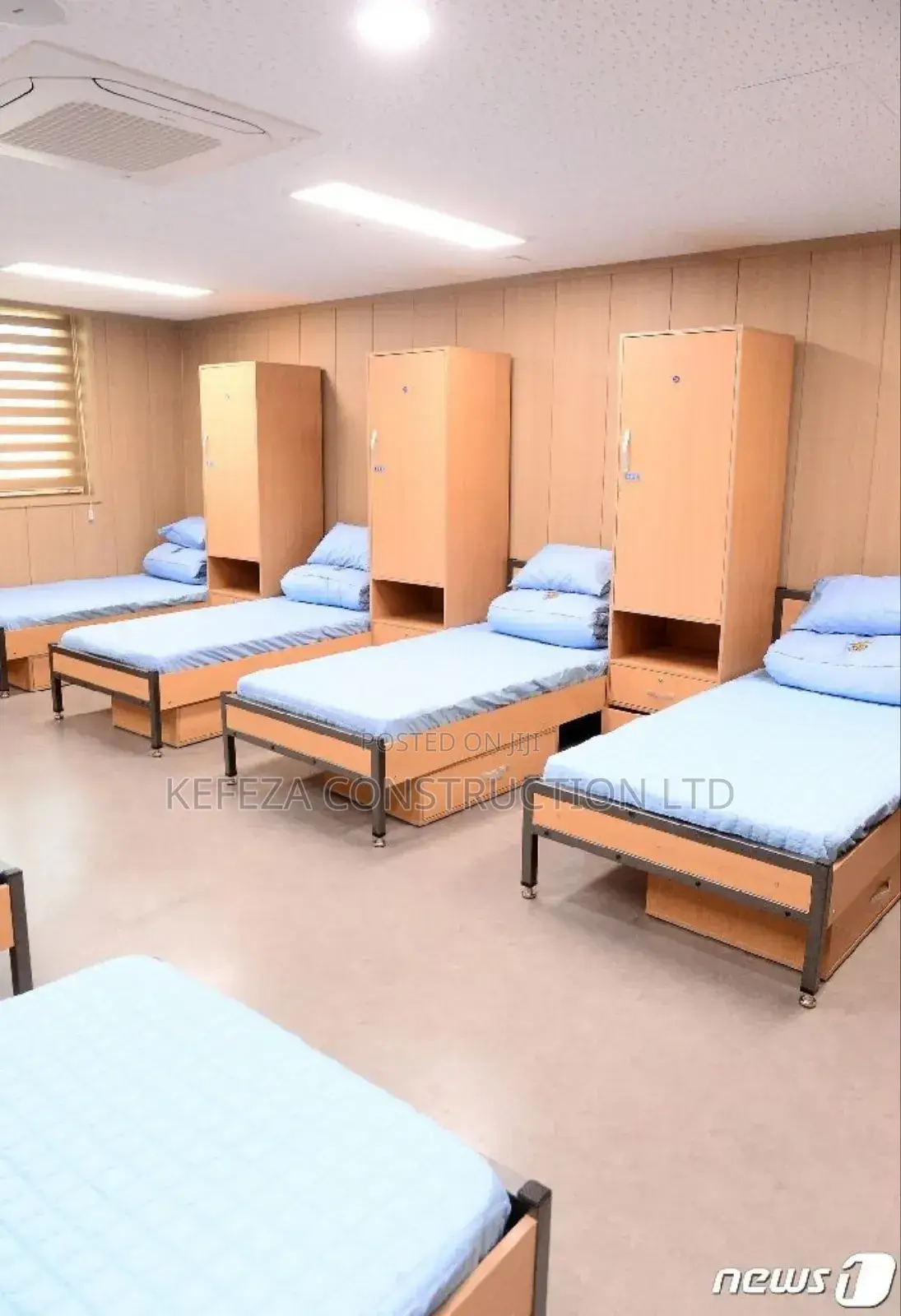 Dormitory Interior Design and Installation of Furniture