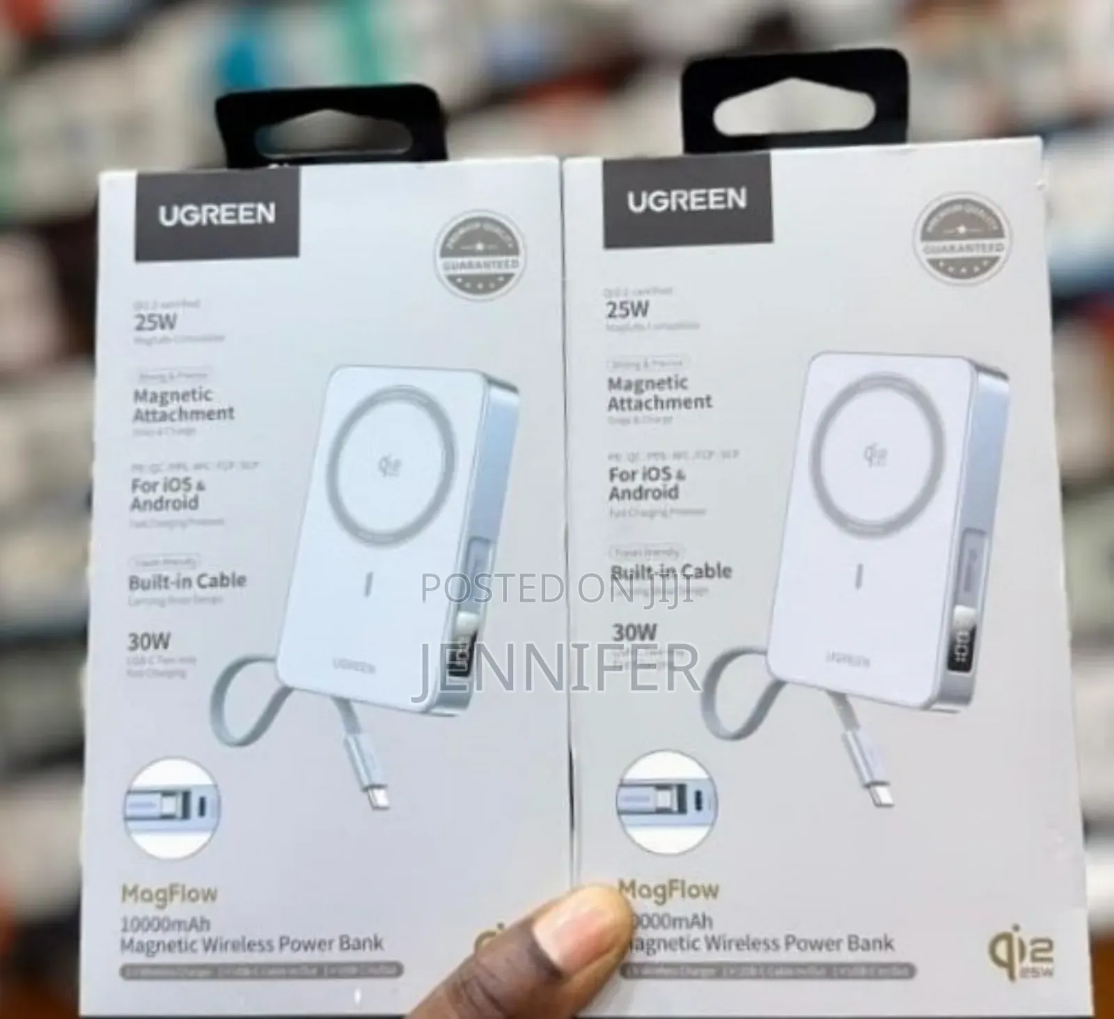 Ugreen Magflow 10,000mah Magnetic Wireless Power Bank
