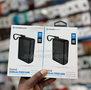 Powerology Montreal 20,000mah Power Bank 40w Pd
