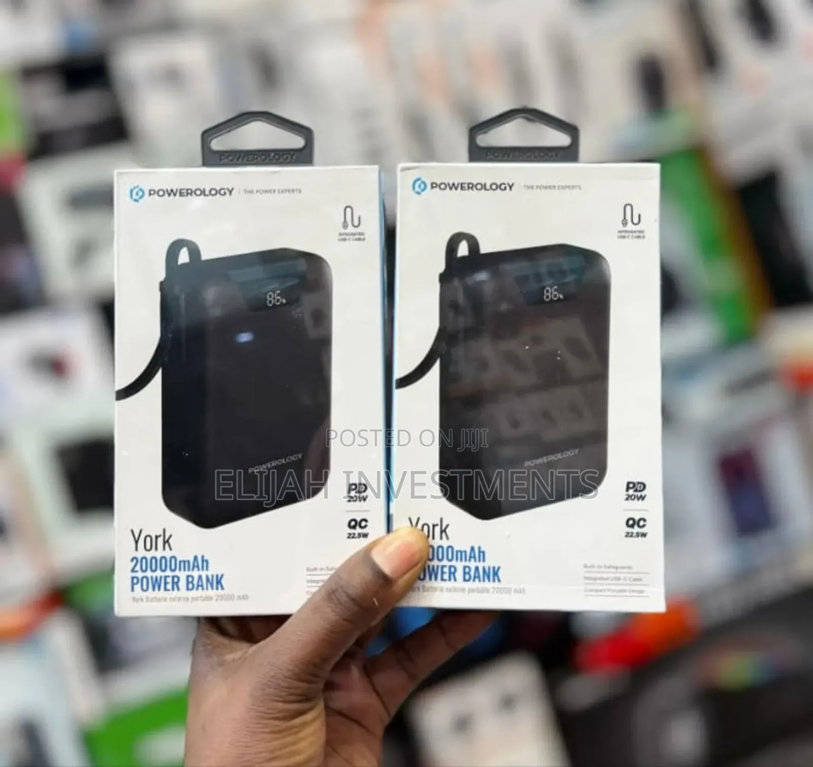 Powerology York 20,000mah Power Bank 20w Pd