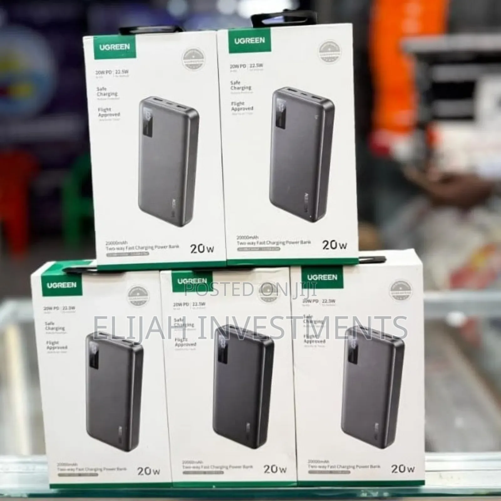 Ugreen 20000mah Two-Way Fast Charging Power Bank 20w