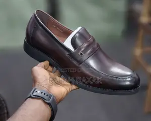 Original Men’S Dark Tan Franco Banetti Leather Loafers