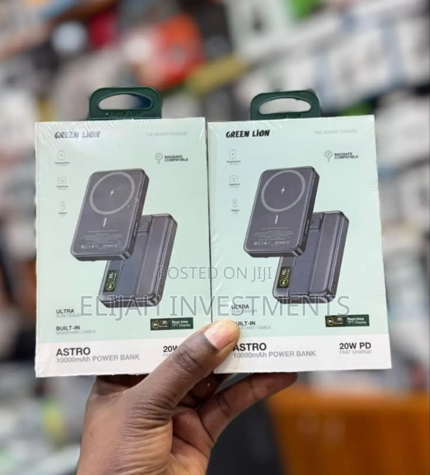 Green Lion Astro 10,000mah Magsafe Compatible 20w Pd