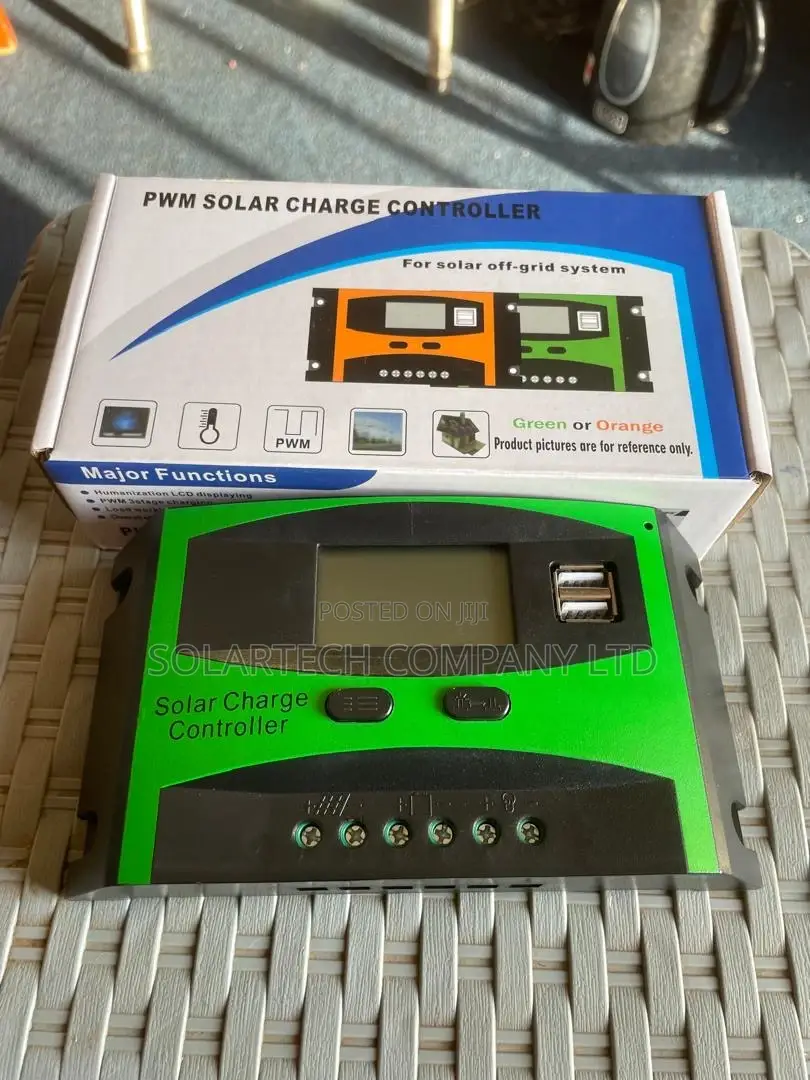 Dual System 30a Solar Charge Controller Green/Black Color