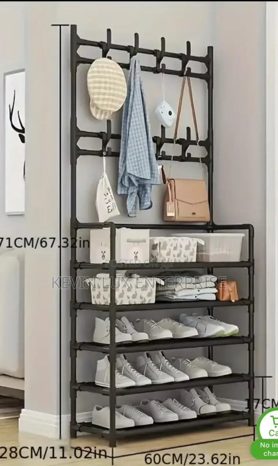Shoe And Hat Rack