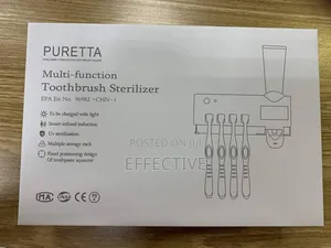 Toothbrush Sanitizer Toothbrush Sanitizer and Toothpaste Squeezer.