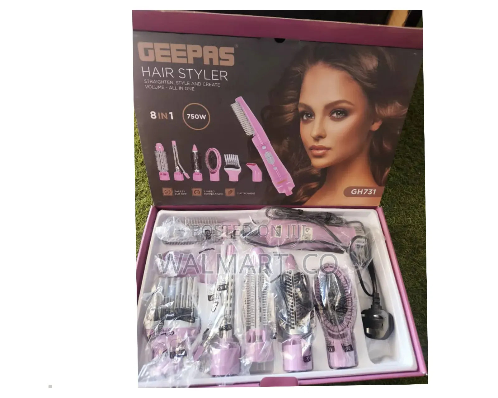 Geepas 8 in 1 Hair Styler Straightener
