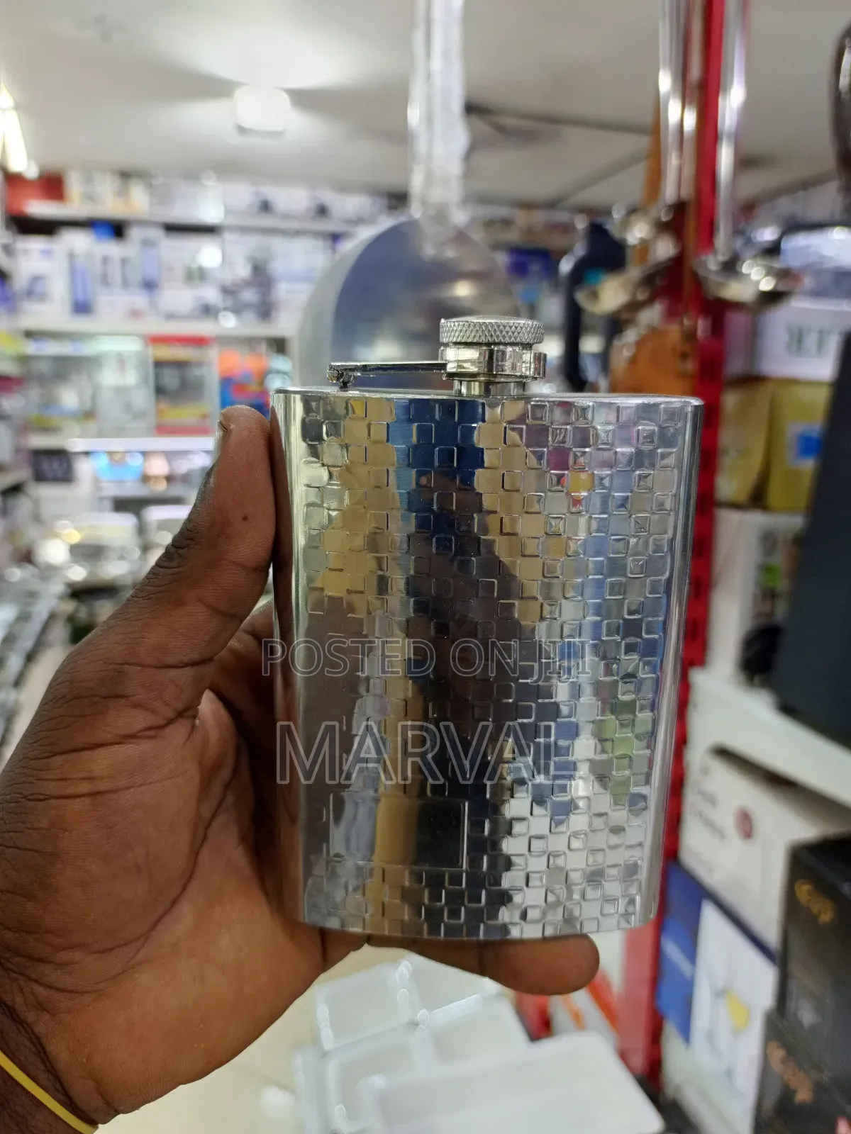 Stainless Steel Hip Flask.