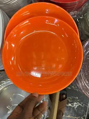 Melamine Plates Orange Dozen