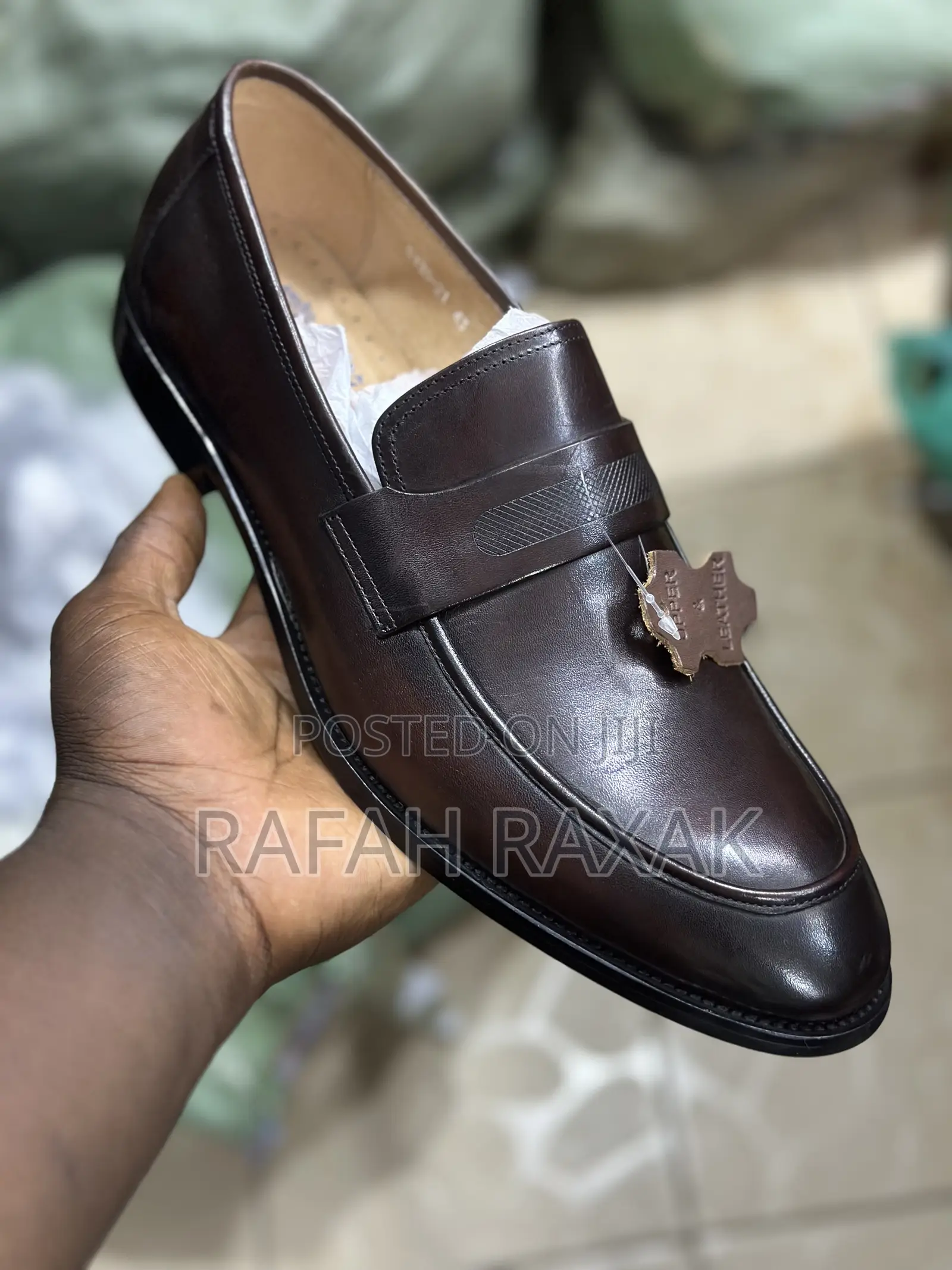 Men’S Super Classic Franco Banetti Coffee Brown Loafers