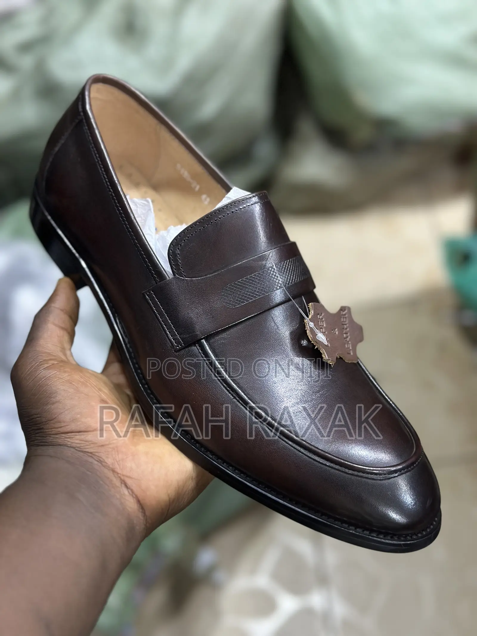 Men’S Super Classic Franco Banetti Coffee Brown Loafers