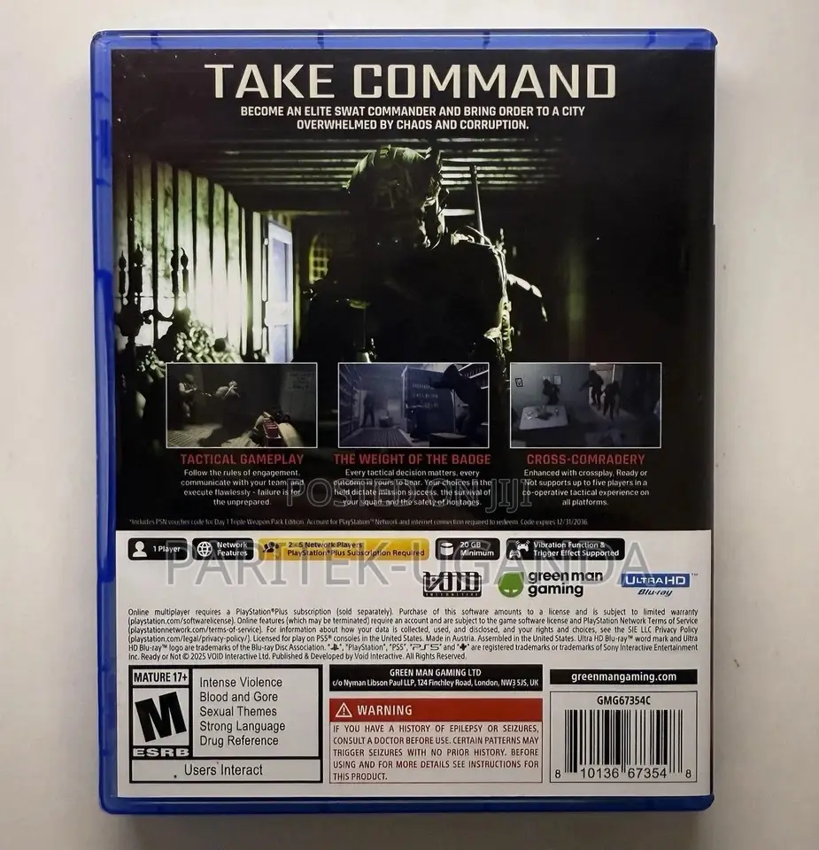 Get Yourself Ready or Not - Day 1 Edition - Sony Playstation 5