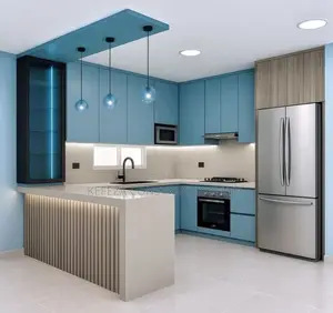 Mixed Colours Kitchen Cabinets