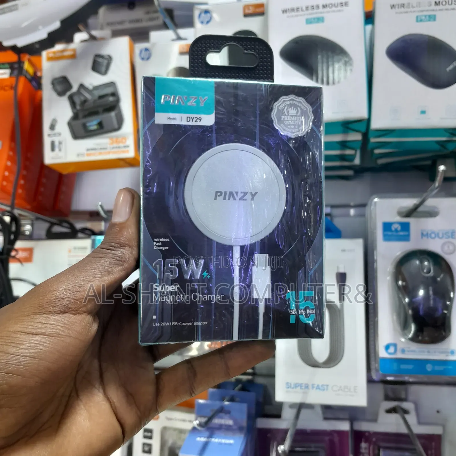 Pinzy Dy29 15w Super Magnetic Charger/Wireless Charger
