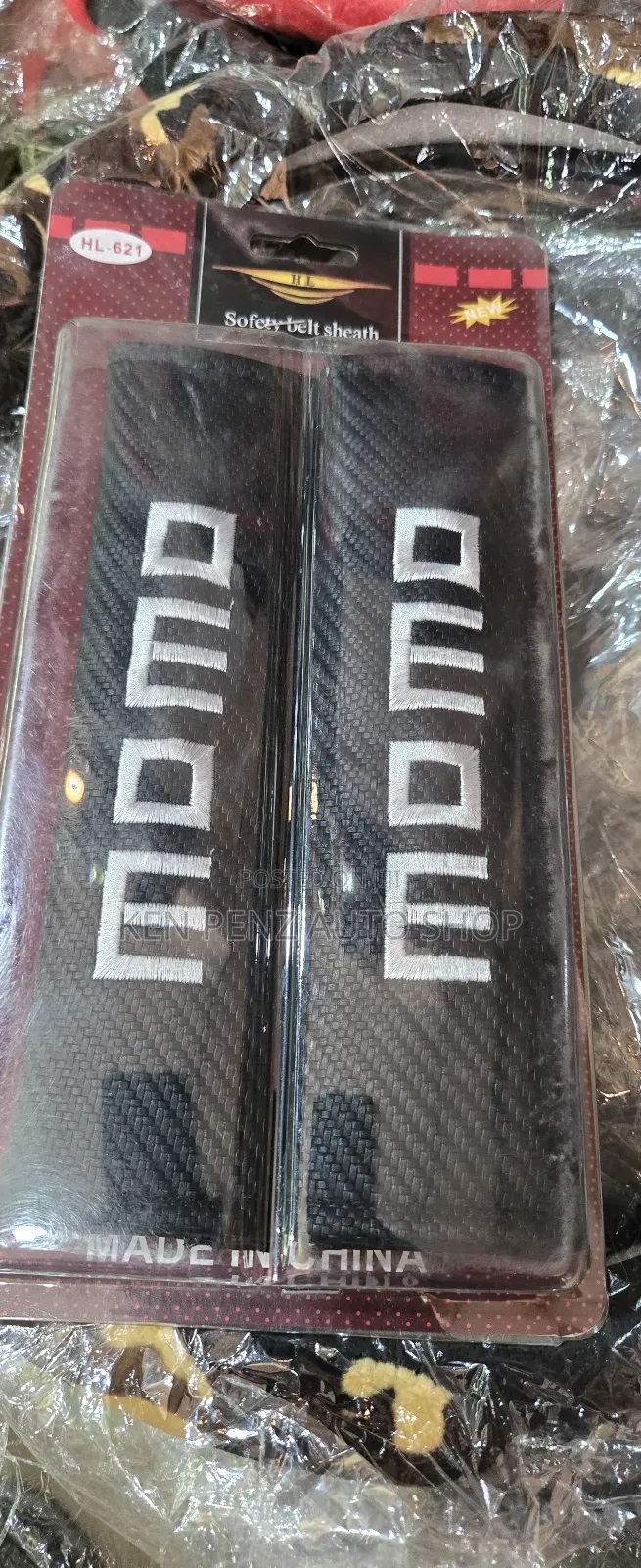 Carbon Fibre Seat Belt Cover ( Momo)