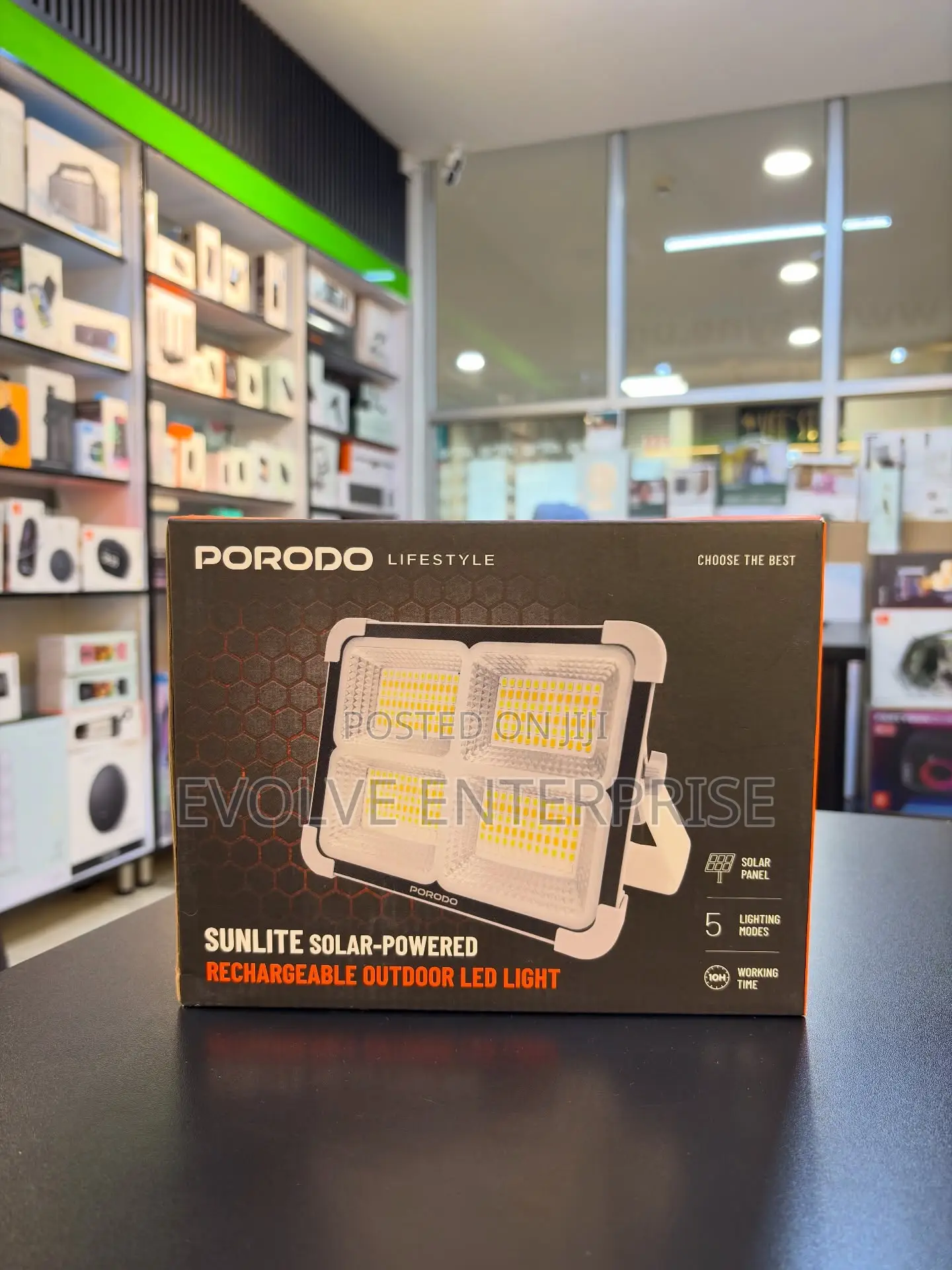 Porodo Sunlite Solar Outdoor Led Light