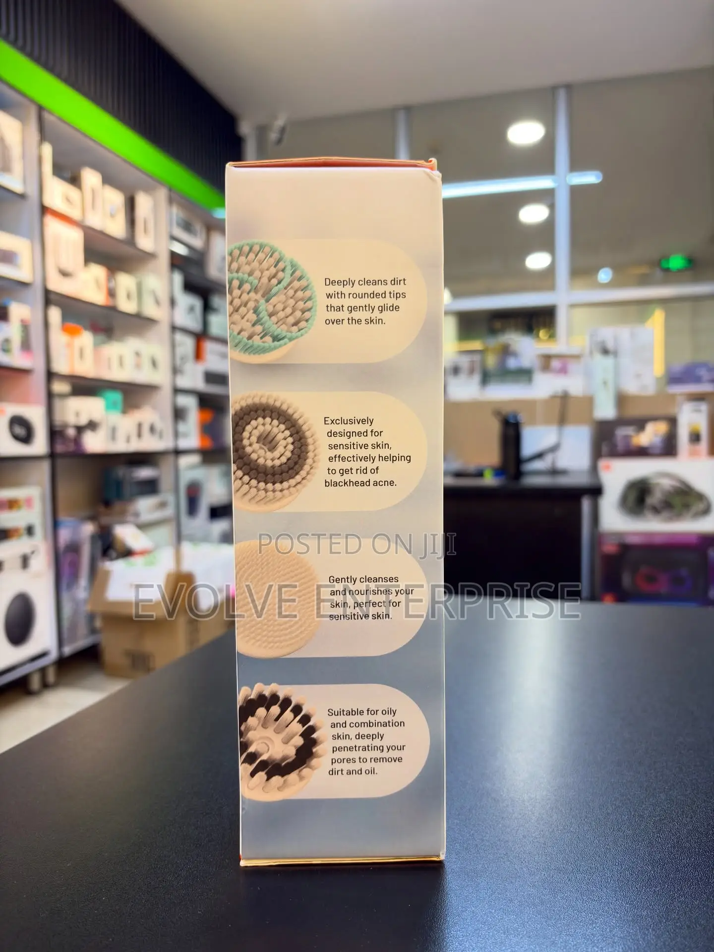 Porodo 4-in-1 Facial Cleansing Brush